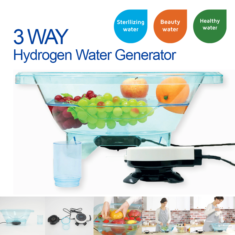 3 way hydrogen sterilizing water generator