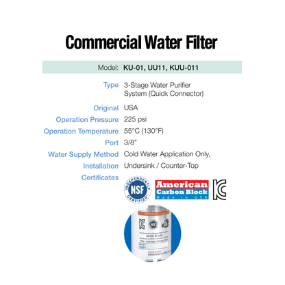 UU-11 Undercounter Water Purifier
