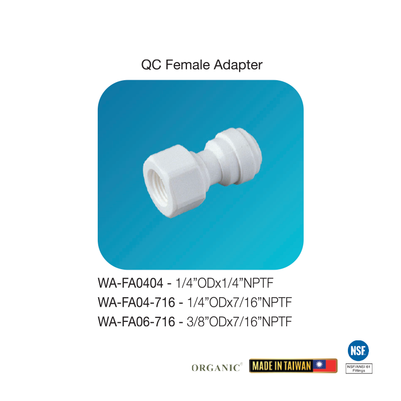 QC Female Adapter – Filter Man Supply