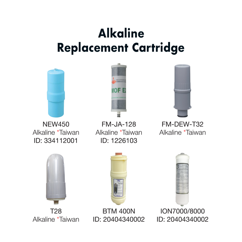 Alkaline Filter Replacement Cartridge