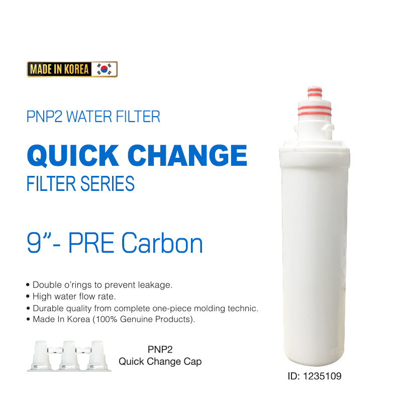 PNP2 Water Filter Replacement Cartridges - 9" inches