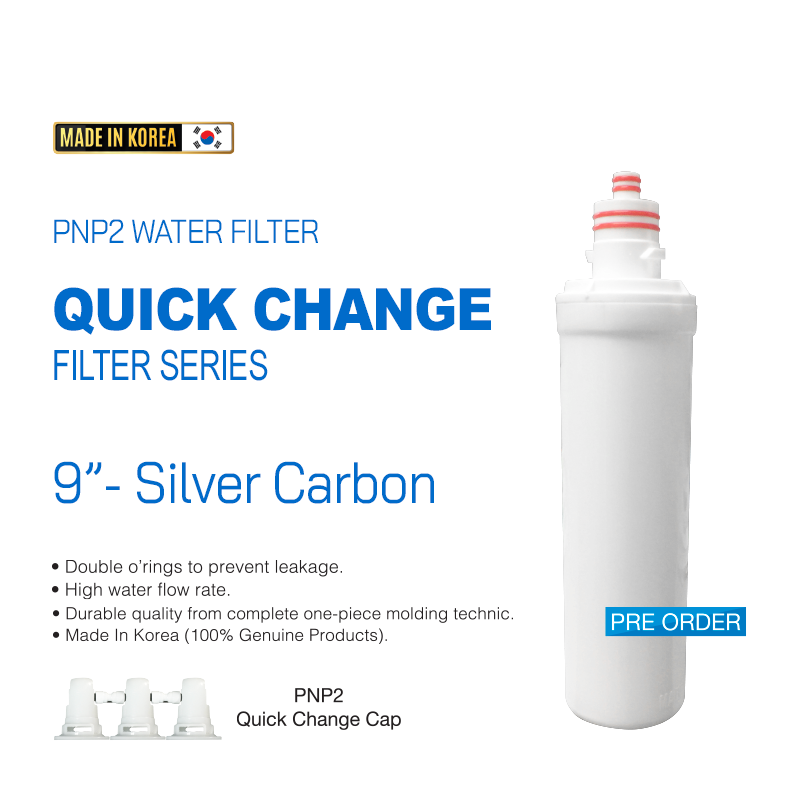 PNP2 Water Filter Replacement Cartridges - 9" inches