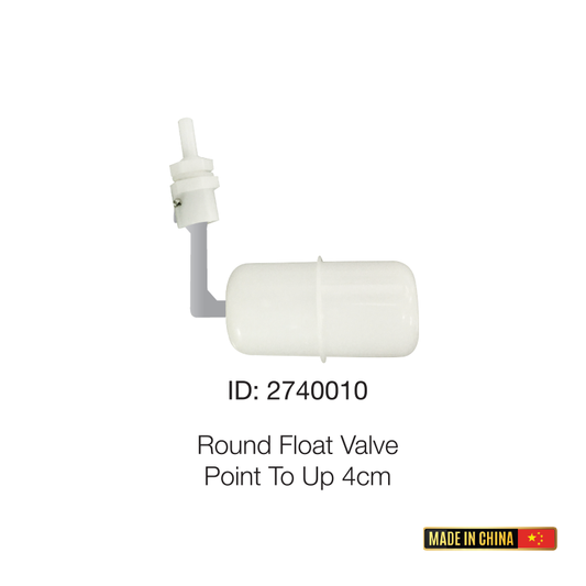 Round Float Valve Point to Up 4cm ⬆️