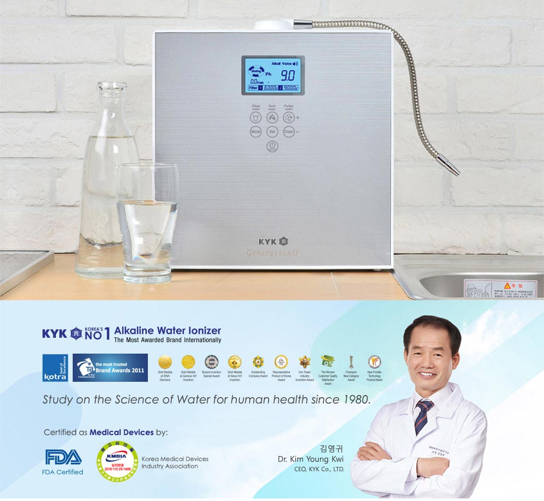 KYK Generation II  - ( DIGITAL ALKALINE WATER IONIZER )