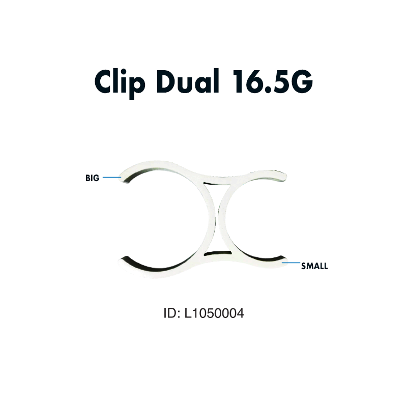Clip Dual 16.5