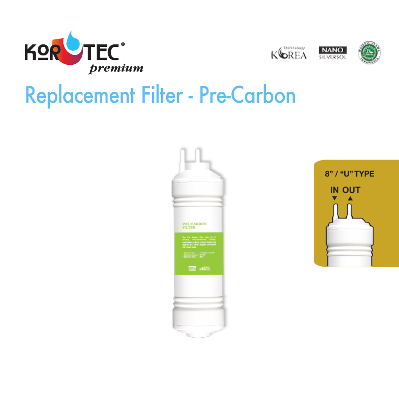 KORTEC 8" U Type Replacement Filter
