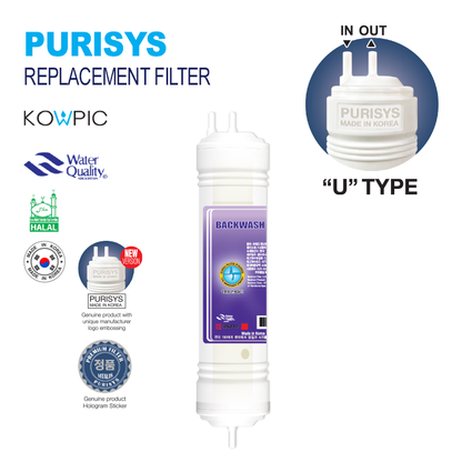 PURISYS 10" U Type Replacement Filter