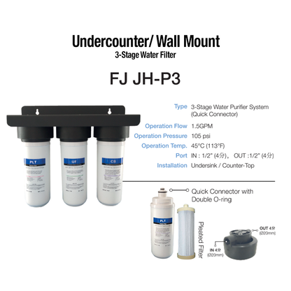 3-Stage water filter