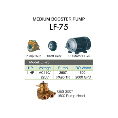 Medium booster pump