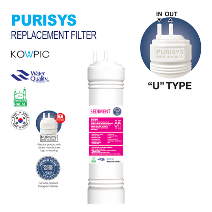 PURISYS 8" U Type Replacement Filter