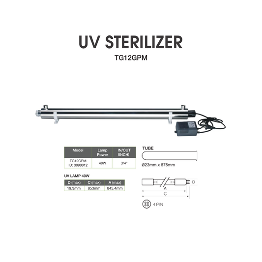 UV Sterilizer TG12GPM