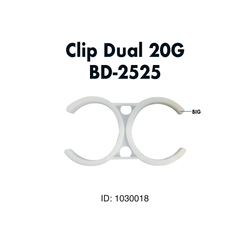 Clip Dual 20G BD-2525