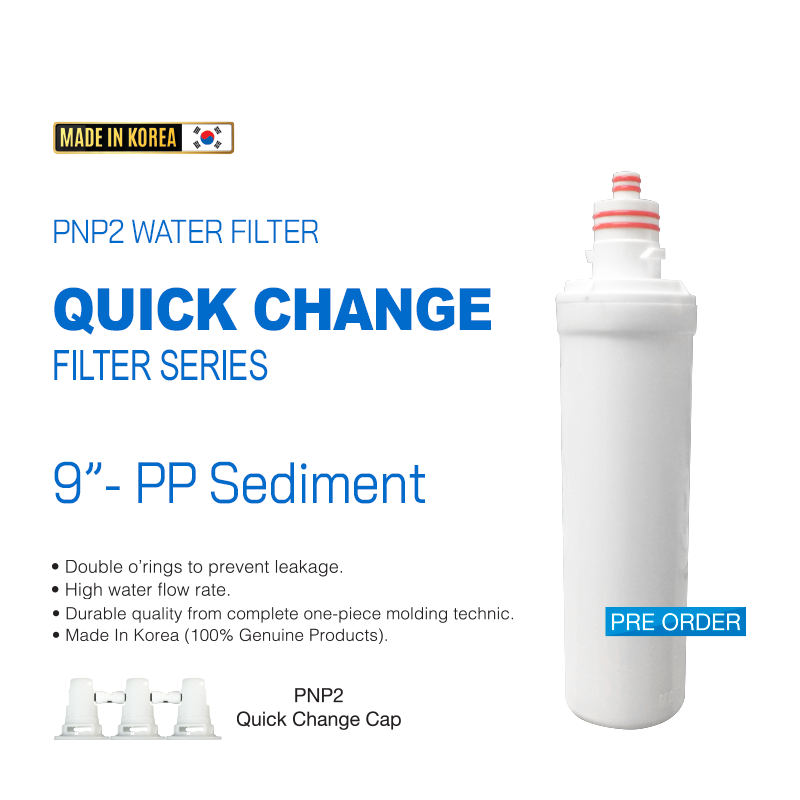 PNP2 Water Filter Replacement Cartridges - 9" inches
